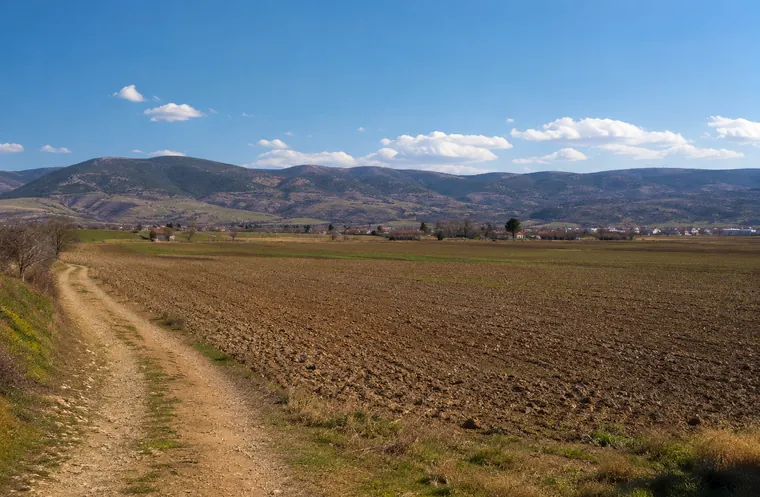 Land and landscape near Gevgelija